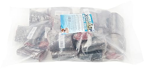 Arquivet Büffelhorn, gefüllt mit Lederstäbchen, 8 cm, 20 Stück, 2.000 g, natürliche Leckereien für Hunde