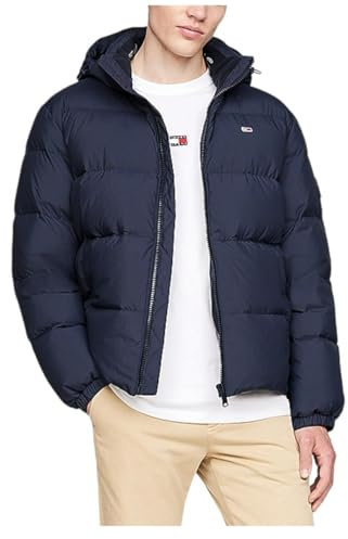 Tommy Jeans Doudoune Homme Essential Down Jacket Chaude, Bleu (Dark Night Navy), XXL