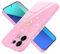 Yichxu Cover per Xiaomi Redmi Note 13 4G (Non per 5G) Custodia Glitter TPU Silicone Brillantini ​Motivo Cuore Sottile Morbid Antiurto Paraurti Protettiva Case per Redmi Note 13 4G, Rosa