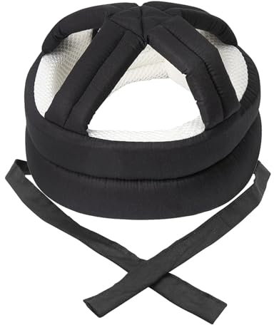 Ältere Menschen Schutzkappe Weicher Schutzhelm Anti Fall Kopfschutzhelm Einstellbare Anstoßkappe Verdickte Kopfschutzkappe Atmungsaktiver Gehörschutzkappe Bequemer Schutzhelm für Zuhause