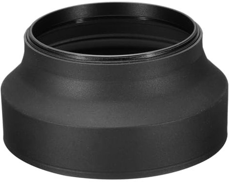 PATIKIL 82mm Camera Lens Hood, Rubber Collapsible Lens Protector Anti-Reflection Blocks Excess Sunlight Enhance Camera Photography for Nikon, for Fujifilm, for Pentax, for Leica