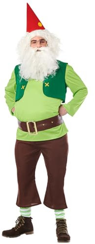 Boland 84034 Adult Gnome Perky Costume, Multicoloured, XL