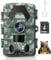 Wildlife Camera, 5K 60MP Trail Camera with Night Vision Motion Activated, 0.05s Trigger Time Garden Camera, 98ft 130 Wide-Angle with No Glow Infrared Led, IP66 Waterproof Outdoor Monitor Camera
