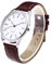 Wind up Watches for Men No Battery Quartz Wrist Mens Men's Watch (Brown, One Size)