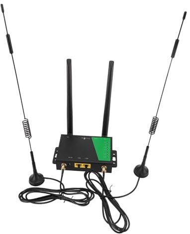 VBESTLIFE Industrial Grade 4G CPE LTE SIM -Karten -WiFi -Router, 2,4 G Wireless Router Support 32 WLAN -Benutzer, mit 4 Antennen, RJ45 X2 (EU-Stecker)