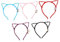 CALLARON 10 Pièces Bandeau Lumineux Bande-oreille Du Chat Led Bandeau Oreille De Chat Poils D'oreille De Chat Cerceau De Cheveux D'oreille De Chat