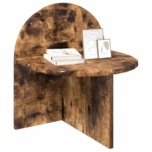vidaXL Nachttisch Geräucherte Eiche 40 x 35,5 x 45,5 cm Holzwerkstoff, Bettzimmer Must-Haves, moderner Nachttisch, praktischer Beistelltisch, schickes Mobiliar für stilvolle Deko