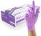 UNIGLOVES Violet Pearl Gants d'Examen en Nitrile - Jetables, Polyvalents, Sans Poudre et Latex - Boîte de 100, Violet, Taille L (GP0074)