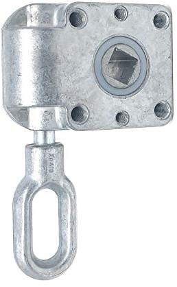 DIWARO.® | Schneckengetriebe für Markisen | Untersetzung 7:1 | blank | 13mm Innenvierkant | Markisengetriebe
