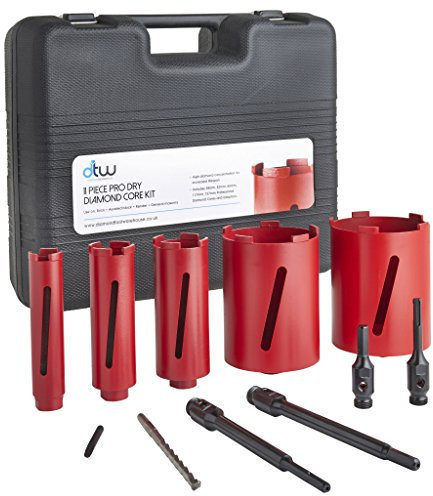 Professional Dry Diamond Core Kit Set 11 piece
