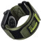 Kompatibel mit Apple Watch Series10 Armband Series 9/8/7/6/5/4/SE/SE2, Nylon Sportarmband mit gewebtem Design für 46mm/45mm/44mm (L,Grün)