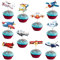 Airplane Cupcake Topper,20 pcs Plane Birthday Party Decorations Supplies for kids Baby Shower Favors,Plane Theme Party Cake Decoration