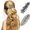 2 Stück Vintage Metall Französische Haarspange Antik Kristall Haarspange mit Strasssteinen Retro Blume Perle Haarspangen Braut Hochzeit Haarnadeln Kopfstücke Schmuck Haarschmuck für Mädchen Frauen