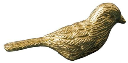 UKCOCO 1stk Griff Für Vogelmöbel Kinderschrank Knopf Vogelknauf Aus Kupfer Vogel Schrank Türgriff Kindermöbel Vintage Kommode Knopf Goldene Vogelstatue Wohnkultur Schranktür Messing Vögel