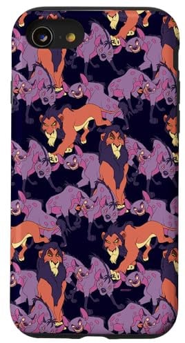 iPhone SE (2020) / 7 / 8 Disney The Lion King 30th Anniversary Scar & Hyenas Pattern Case