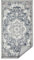 SONGMICS HOME Vintage Teppich, 80 x 150 cm, Wohnzimmerteppich, Schlafzimmerteppich, Waschbarerteppich, Rutschfester Teppich, für Küche, Flur, Esszimmer, Taubengrau TAR037G01
