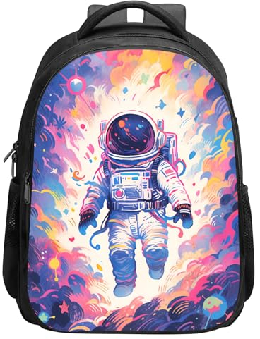 SARA NELL Cars Kinder-Rucksack für Mädchen und Jungen, Kindergarten Elementarrucksack mit 2 Hauptfächern, 40,6 cm, Astronaut, 40x28x16cm, Rucksack, Rucksäcke
