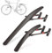 Kadacha Fahrrad Schutzblech Set,Universal Schnelle Demontage Fahrrad spritzschutz aus Hochleistungskunststoff für 24-29 Zoll Fahrrad Schutz vor Spritzwasser (Rennrad)