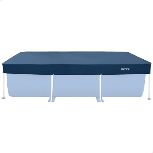 Intex | Rectangular Pool Cover | Poolabdeckplane - 260 x 160 cm | idealer Schutz für Rectangular Frame Pool