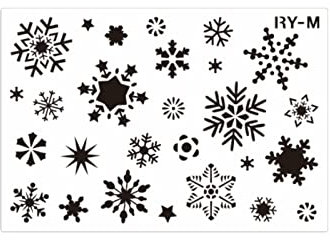 Lerpwige Malvorlagen, Weihnachtsschablonen für Kinder, Zeichnen, Kartenherstellung, Alben, Weihnachtsfeier-Dekoration