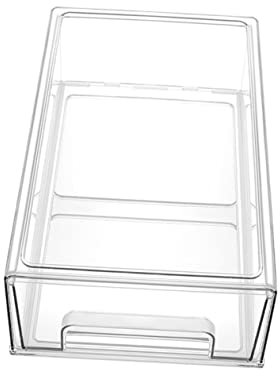 Mikikit 2 Pz Contenitore Frigorifero Contenitori Organizer Per Frigorifero Cestino Per Organizzare Il Frigorifero Contenitori Di Stoccaggio in Plastica L'animale Domestico