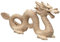 Künstlerische Drachenfigur aus Holz, traditionelle, handgeschnitzte Drachenstatue, exquisite Feng Shui-Skulptur für Einweihungsbüros
