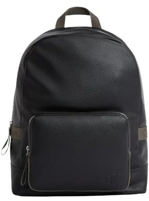 Calvin Klein Herren Rucksack Cargo mit Trageschlaufe, Schwarz (Black/Black), Einheitsgröße