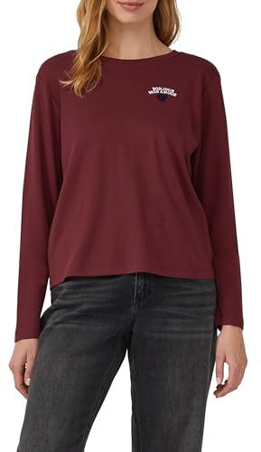 s.Oliver Verkürztes Longsleeve mit Stickerei-Detail