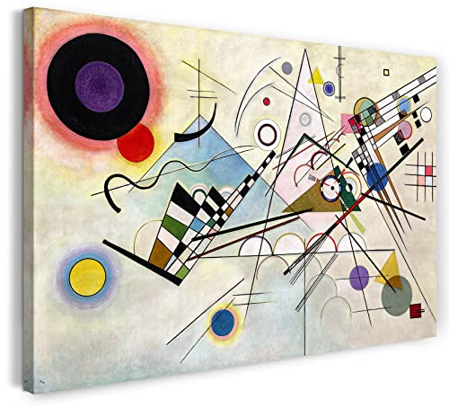 Printed Paintings Leinwand (120x80cm): Wassily Kandinsky - Komposition 8 (1923)