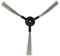 vhbw Brosse latérale compatible avec Hoover RBC011, RBC006, Robo.com2, RBC012, RBC003 011, RBC003 robot aspirateur - noir/blanc