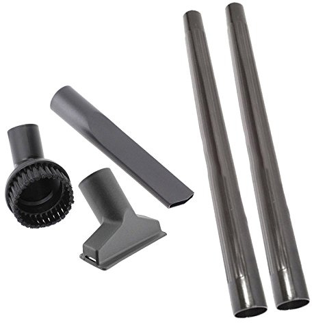 SPARES2GO Extension Rod/Wand Pipe x 2 + Mini Tool Kit Compatible with Karcher - Including WD3 + WD2 Series Vacuum Cleaner