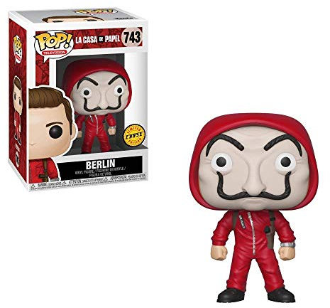 Funko Pop LA CASA di Carta Berlino 743 Figure Chase 9 CM Serie TV
