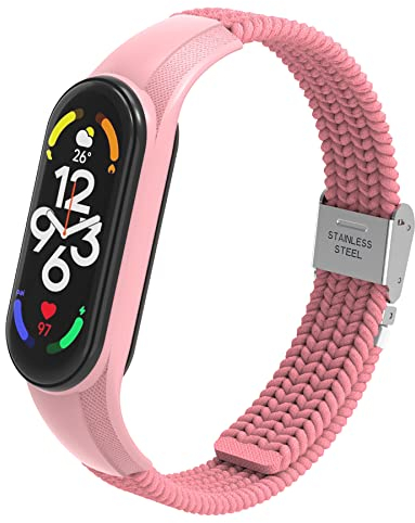 BDIG Pulsera Correas para Xiaomi Mi Band 7 Mi Band 6, Colorido Suave Silicona Reloj Recambio Brazalete Impermeable Correa para Mi Band 5 / Mi Band 6 / Mi Band 7