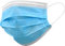 GIMA GISAFE Mascherine Chirurgiche Adulti Filtranti 98% 3 Veli Mascherine Certificate Tipo IIR Elastici e Nasello Modellabile, Scatola Da 50 Pezzi Traspiranti Leggere, Blu (Azzurro)