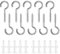 10PCS Stainless Steel Cup Hooks Screws Cup Hooks Self-Tapping Hooks Screw-in Eye Ceiling Hook Holder with 10PCS Expansion Tubes for Wood Wall Garden Chandeliers DIY Handicrafts Outdoors (3*40MM)