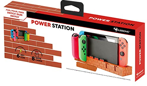 Subsonic - Estación de alimentación - Base de Almacenamiento y Carga para la Consola Nintendo Switch y Sus Accesorios