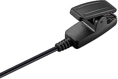 Feysentoe Cargador USB Compatible con Garmin Forerunner 35/30/735XT/235/230 Cable de Carga USB Repuesto Cargador Compatible Reloj Inteligente Base de Carga .1M