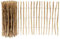 Garmix Clôture de jardin en lattes en bois - 5 m (90 cm, 7-8 cm)
