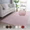 HomebyHome Kurzflor Teppich Wohnzimmer 160x230 cm Rosa - Waschbarer Teppich für Schlafzimmer, Esszimmer und Ideal als Küchenteppich - Flauschiger Teppich Extra Weich, Einfarbig, rutschfest, Modern