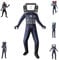 DONY Halloween Kostüm Kinder Junge Mädchen,Karikatur Horrormonster Overall Cosplay Thema Costume Kostüm,Kinderkleider Karneval Maskerade Weihnachten Tag der Toten Fasching Party Halloween