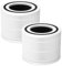 2 Pack Core 300 Replacement Filter Compatible with LEVOIT Core 300 and Core 300S Air Purifier, 3-in-1 HEPA with High Efficiency Core 300-RF Filter Replacement, White