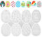 LINYIJOY Silikonformen Gießformen Ostern, Ostern Silikonform Osterkörbchenanhänger Osterhasenform, Ostereier Epoxidharz Formen Silikonform Ostern 3D Silikon Gießform Ostern für Anhänger Osterdeko