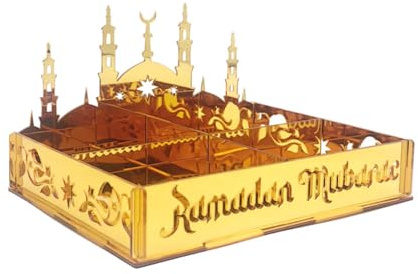 Eid Mubarak Box Ramadan Box, Eid Mubarak Geschenkboxen, Eid Mubarak Ramadan Geschenkboxen Ramadan Geschenkbox Muslim Party Mitgebsel Box für Süßigkeiten Kekse Schokolade Ramadan Decor