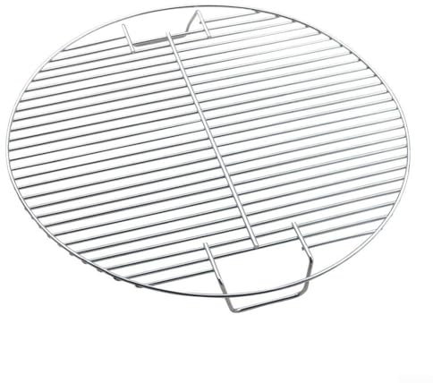 Runder Grillrost aus Edelstahl für Weber 47 cm Holzkohlegrill-Zubehör, 44,5 cm Durchmesser, Backblech, Kochrost für Outdoor, Camping, Picknick, Grillzubehör