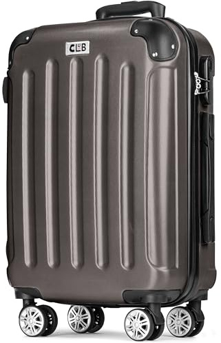 POSH Valigia Grande 75x50x30 cm 100 L - Trolley Rigido in ABS | Leggera 3,7 kg, chiusura a combinazione, ruote girevoli a 360°, ideale per viaggi di 14 giorni