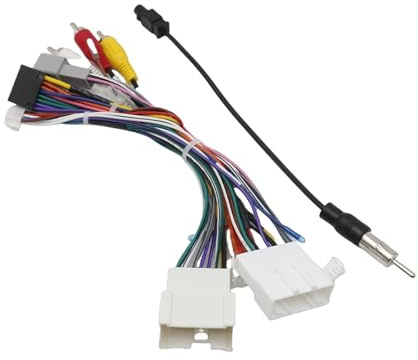 Dgmrcie Montage Autoradio Cadre Façade Connecteur 16 Broches Adaptateur Câble Android Voiture 2 Faisceau Câbles Décodeur Bus Can pour Clio 4 pour Trafic pour Duster pour Sandero(Only Cable)