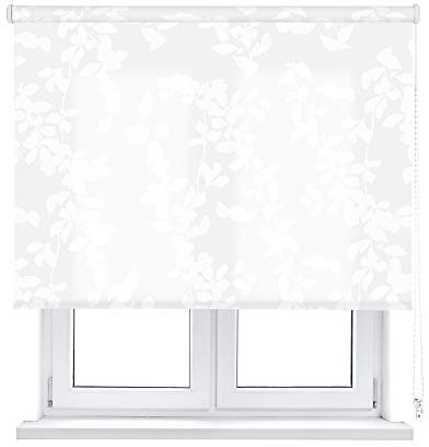 VIEWTEX Seitenzugrollo lichtdurchlässig Polar Weiss 75 X 190 cm 5 Jahre Garantie