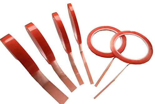 StickyKing Nastro biadesivo sottile, 0,2 mm, adesivo extra forte, nastro biadesivo trasparente