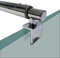 Shower Glass Support Bar | for Wetrooms or Shower Enclosures | Fits 8mm Glass | 700 to 1200mm Adjustable Telescopic Length | Stainless Steel Chrome | BAR002