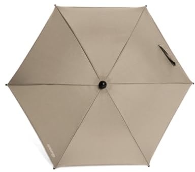 Mamas & Papas Universal Parasol, UPF 50+ Fabric, Easy Fit Clamp and Adjustable, Flexible Arm for Pram/Pushchair/Buggy, Cashmere